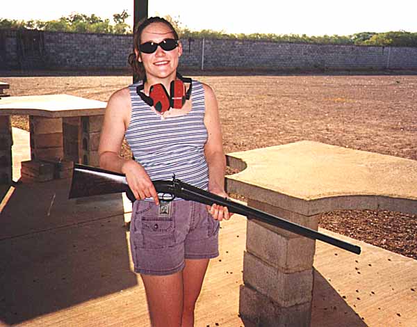 Daughter Nikki with AH Rifle